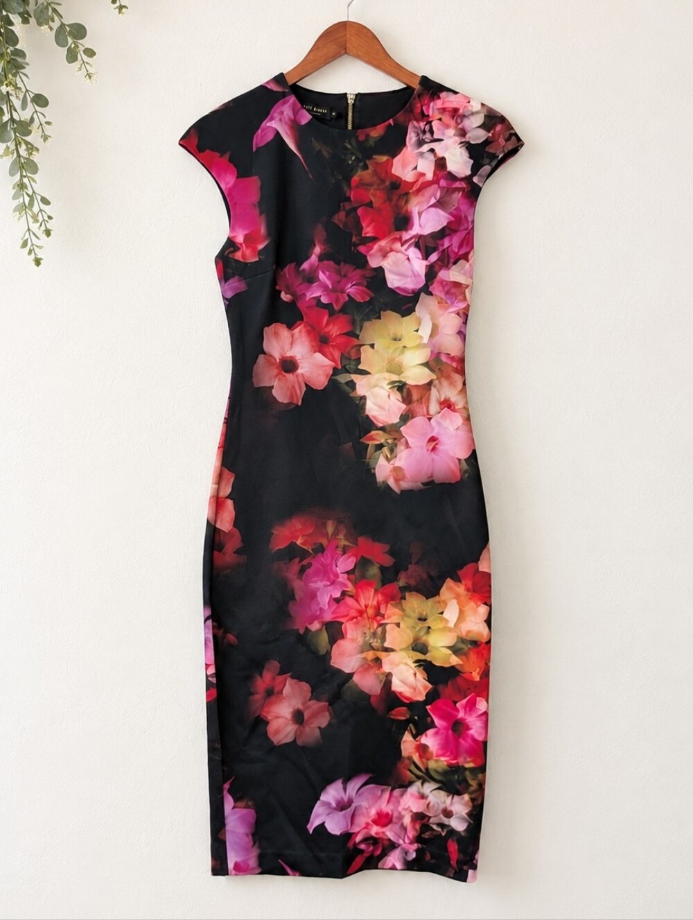 Ted Baker Catina Floral Print Bodycon Midi Dress 2